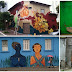 Mag Magrela expõe mural no Sesc Vila Mariana