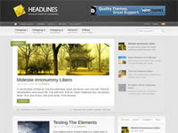 Headlines - WooThemes Premium Wordpress Theme