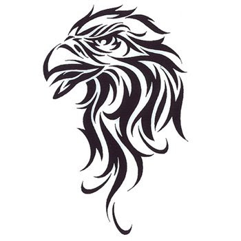 Eagle Tribal Tattoo Design