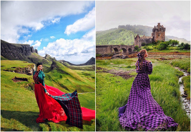 #MydressStories by ninelly from Scotland образ шотландки фотосессия в платье