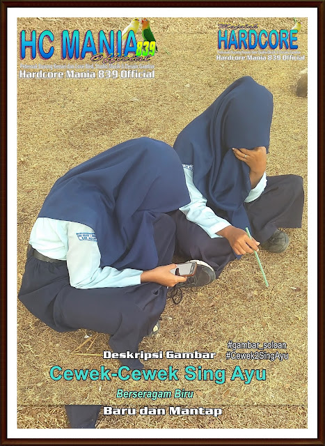 Gambar Siswa-Siswi SMA Negeri 1 Ngrambe Cover Biru - Buku Album Gambar Soloan Edisi 7
