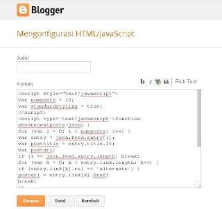 Add Gadget HTML/Javascript