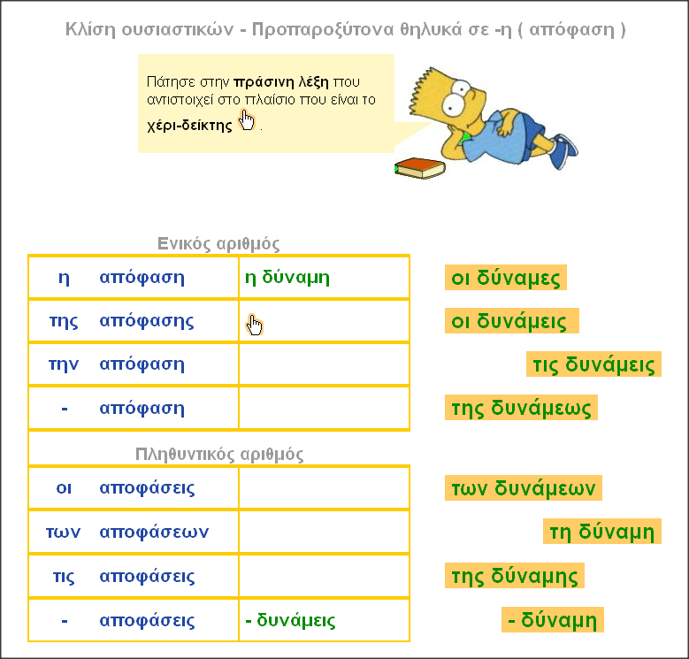 http://www.inschool.gr/G6/LANG/OUSIASTIKA-KLISI-THILIKA-se-H-APOFASH-LEARN-G6-LANG-MYcomplete-1311102216-tzortzisk/index.html