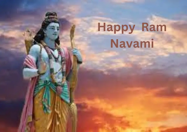 Lord Rama with bow and arrows