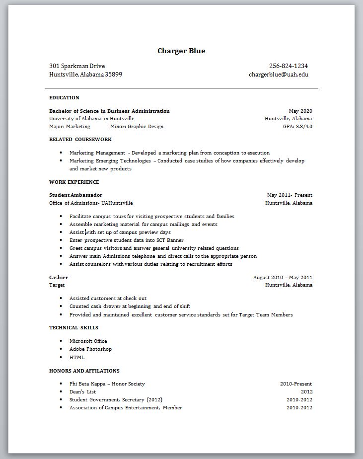 sample resume