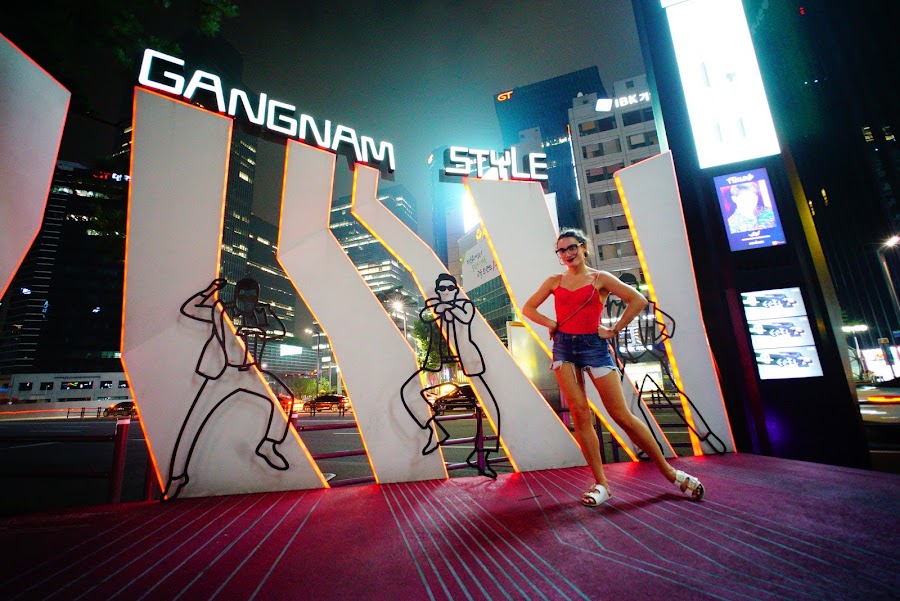 Gangnam neon lights