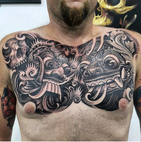 Gambar Tato Leak Bali Keren