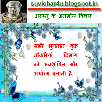 सभी भुगतान युक्त नौकरियां दिमाग को अवशोषित और अयोग्य बनाती हैं.