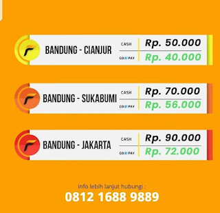 Harga Tiket BAndung Sukabumi