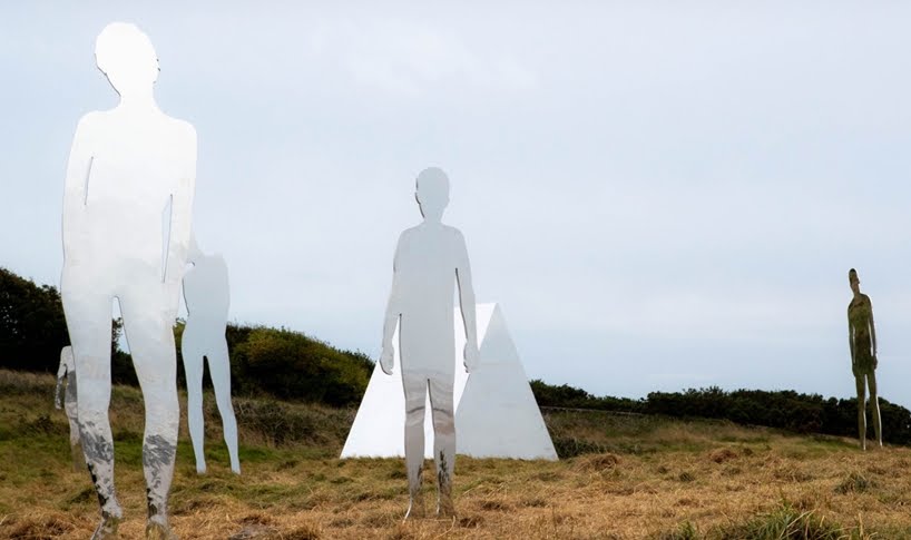 Figuras reflejan el paisaje natural y el patrimonio cultural de la bahía de Morecambe