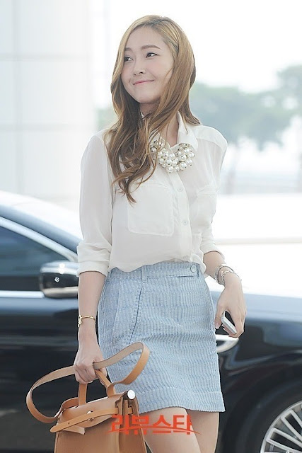 SNSD Jessica Jung Airport Fashion 