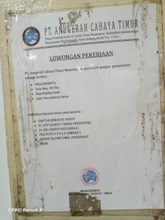 Lowongan Pekerjaan PT Anugrah Cahaya Timur Terbaru tahun 2021