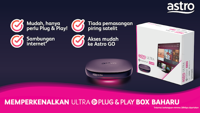 ASTRO ULTRA PLUG & PLAY BERIKAN TONTONAN TANPA GANGGUAN HUJAN