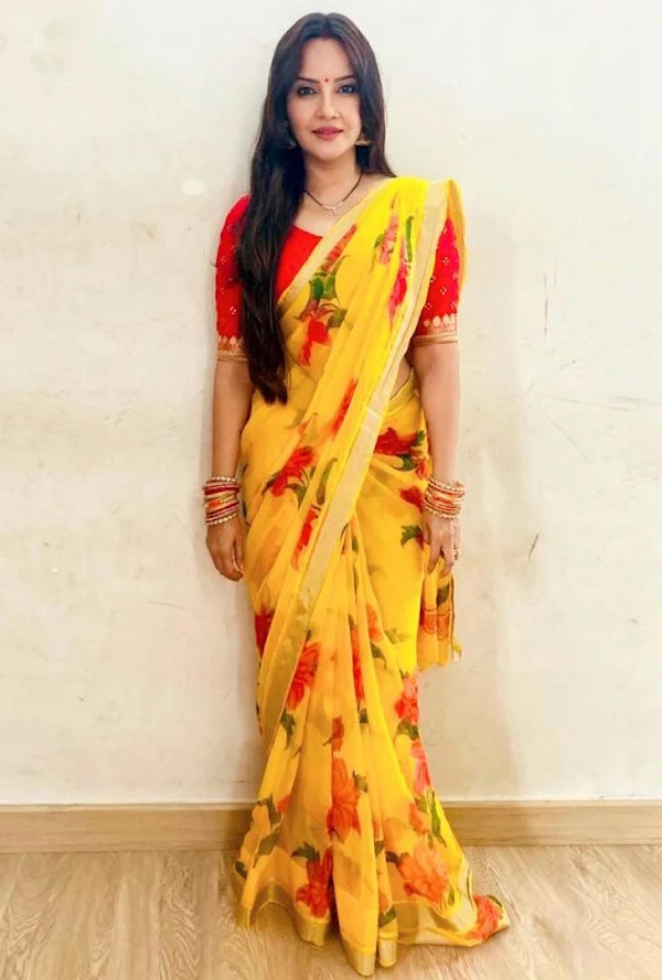 Geetanjali Mishra saree hot Indian tv actress