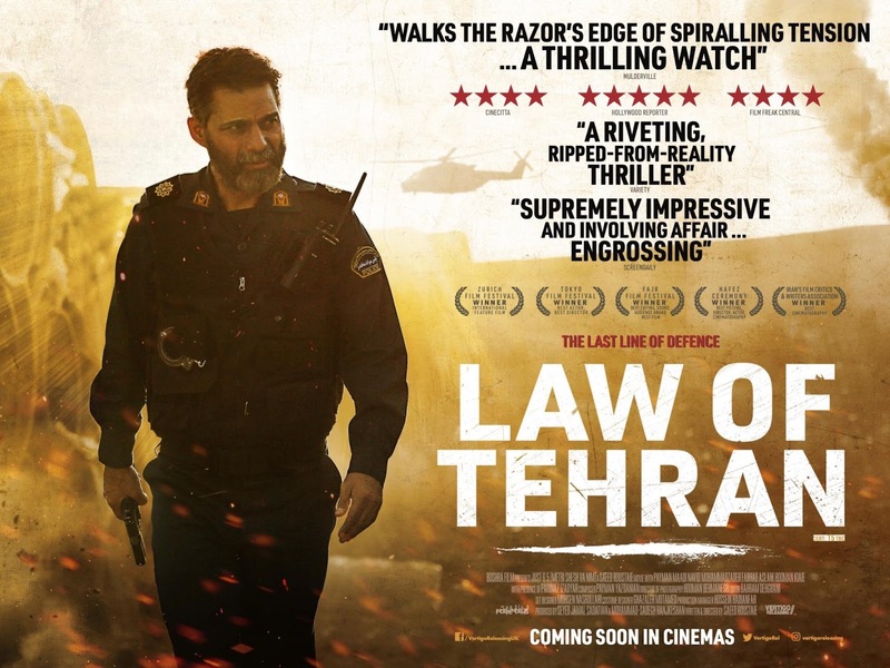 LAW OF TEHRAN poster