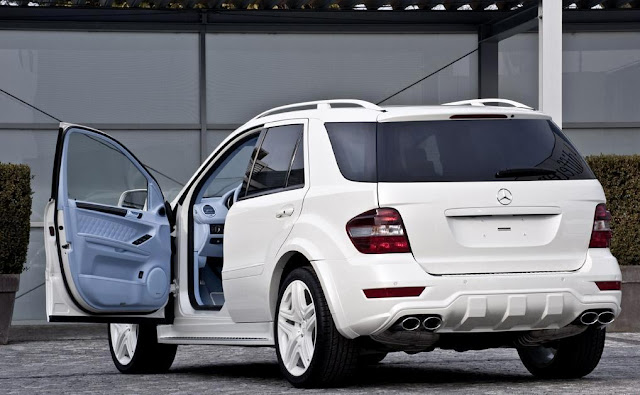 mercedes ml 164 tuning white