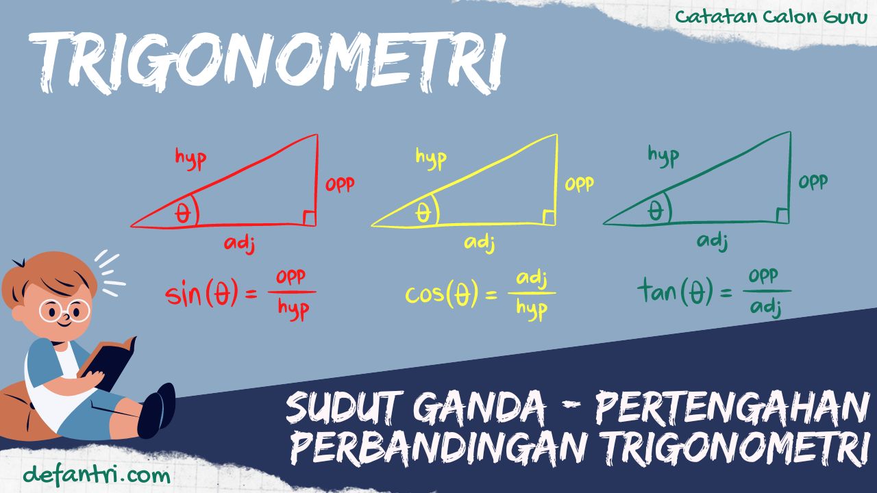 Rumus Trigonometri Sudut Ganda dan Sudut Pertengahan Dilengkapi Soal Latihan dan Pembahasan