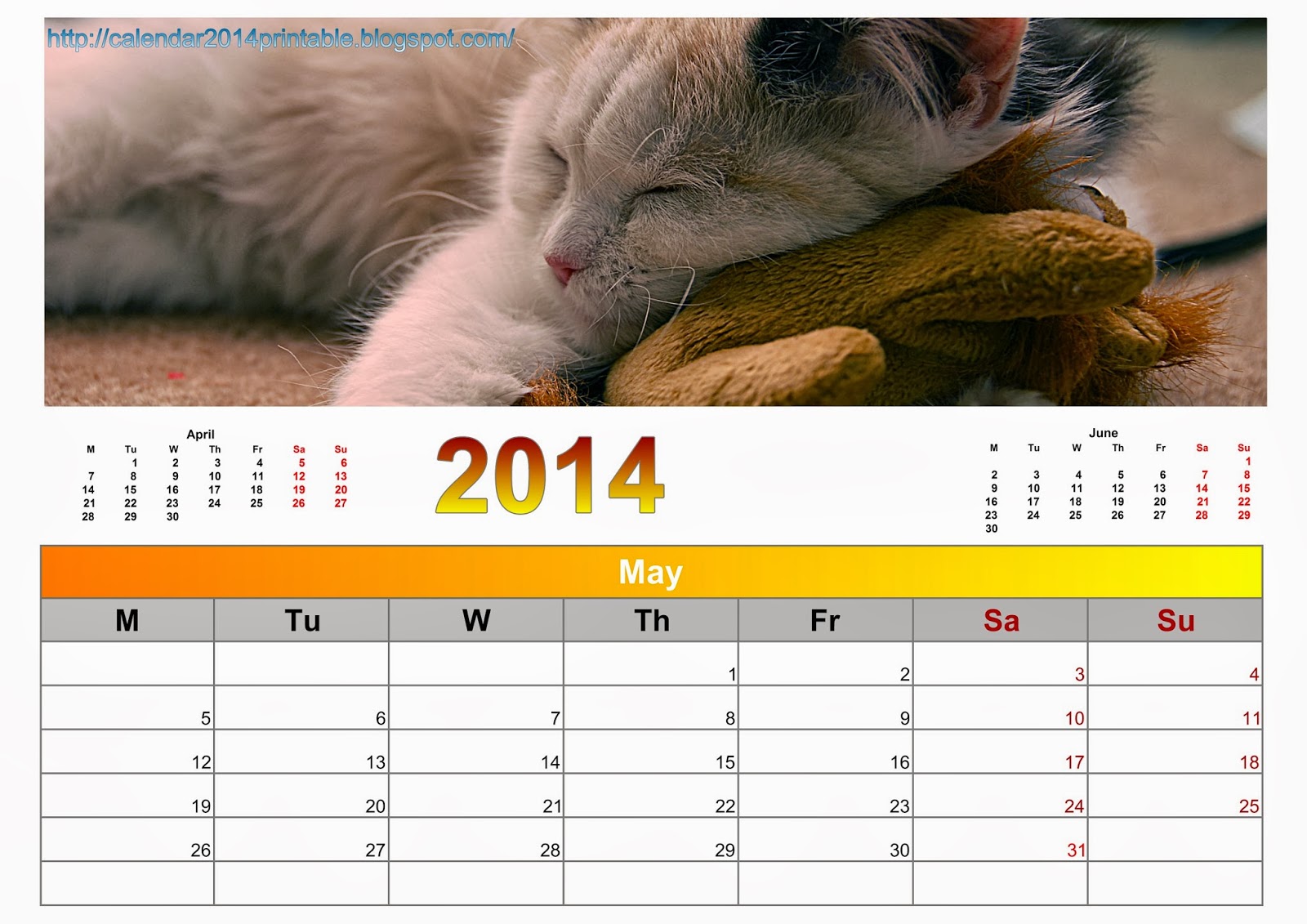 Calendar 2014 Nature with Wallpapers Free , Printable Calendar 2014 ...