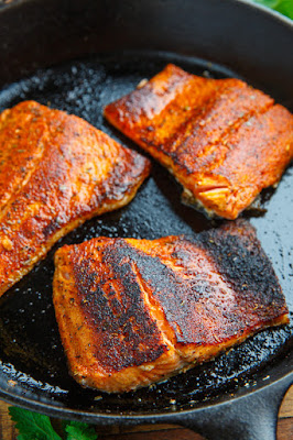 Blackened Salmon with Avocado Salsa