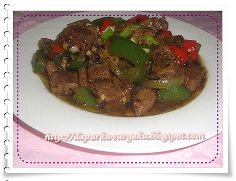 Olahan Daging Sapi, Daging Sapi Lada Hitam