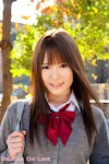 Akie Harada in School Uniform Photos