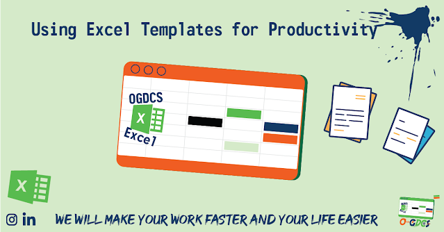 Using Excel Templates for Productivity