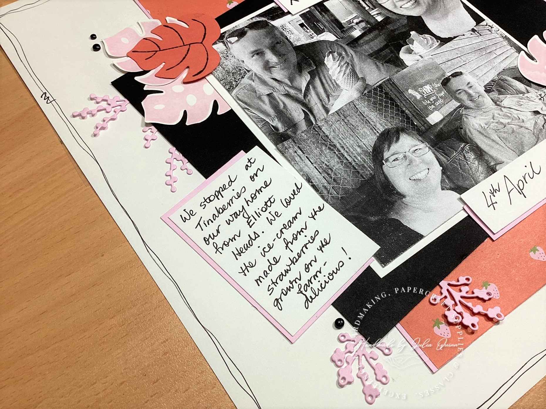 handmade by Julia Quinn - cardmaking and supplies: Black and White  scrapbooking