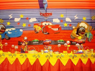 Children parties, cars decoration