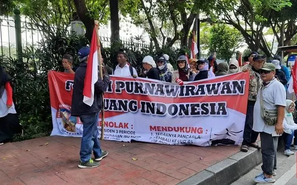 Massa 'Pecinta Habib Bahar' Ikut Demo 11 April di Patung Kuda