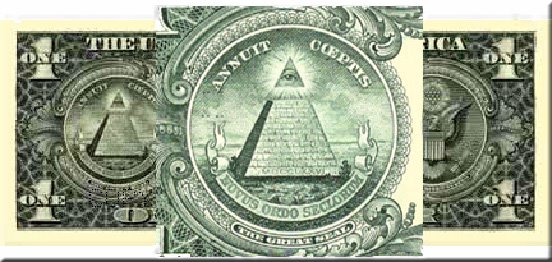 1 dollar bill pyramid. 1 dollar bill pyramid.