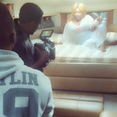 Dayo Amusa Nollywood Yoruba actress behind the scenes music video shoot as