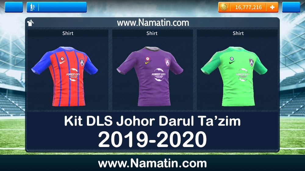 Logo Kit Dream League Soccer Johor  Darul  Ta zim 2021 
