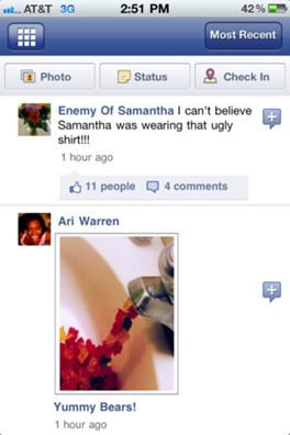 Facebook Fake Status