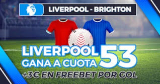Paston Megacuota Liverpool vs Brighton 3-2-2021 Paston Megacuota Liverpool vs Brighton 3-2-2021