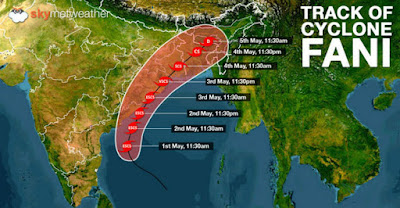 অন্ধ্র থেকে ১৫০ কিলোমিটার দূরে অবস্থান করছে ফণী