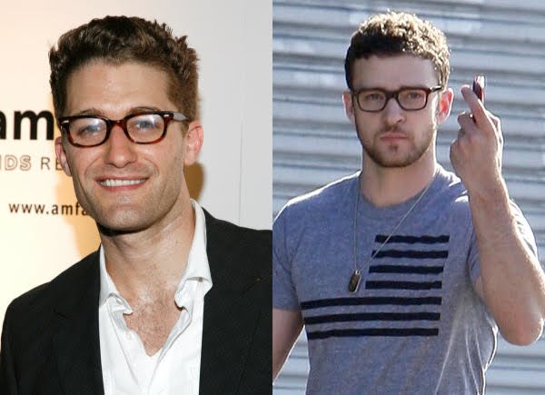 Do Justin Timberlake and Matthew Morrison look alike since they are playing 