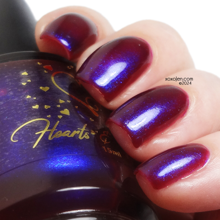 xoxoJen's swatch of Hearts & Promises Love Me Or Leave Me