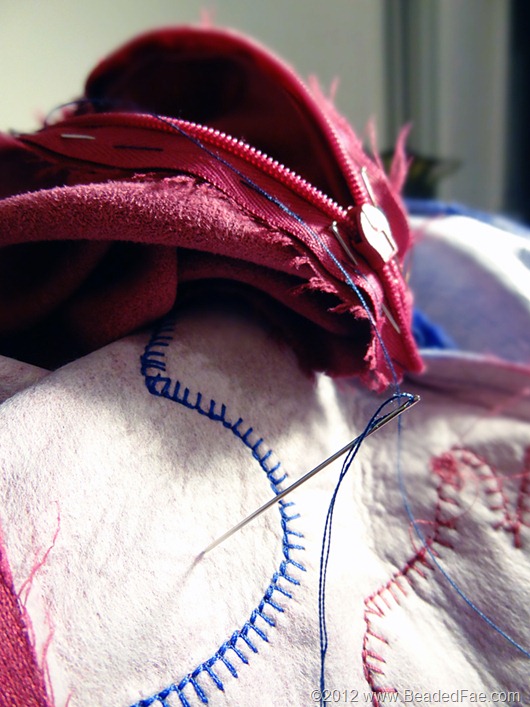 Sleeping Beauty Pink and Blue Gown Construction (33)