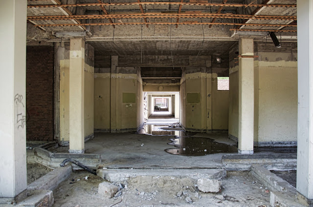 Baustelle Abriss, GSZM, Gesundheits-und Sozialzentrum Moabit, Unterbringung der Staatsanwaltschaft Berlin, Turmstraße 22, 10559 Berlin, 09.07.2013