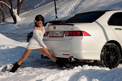 Cute Russian Girls and their Cars