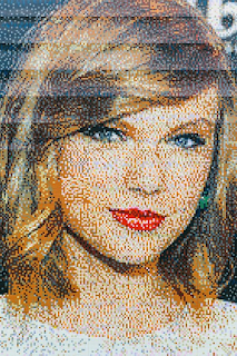 iant LEGO Mosaic of Taylor Swift