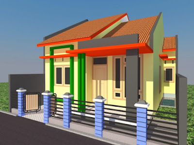 contoh warna cat eksterior rumah yang elegan terbaru