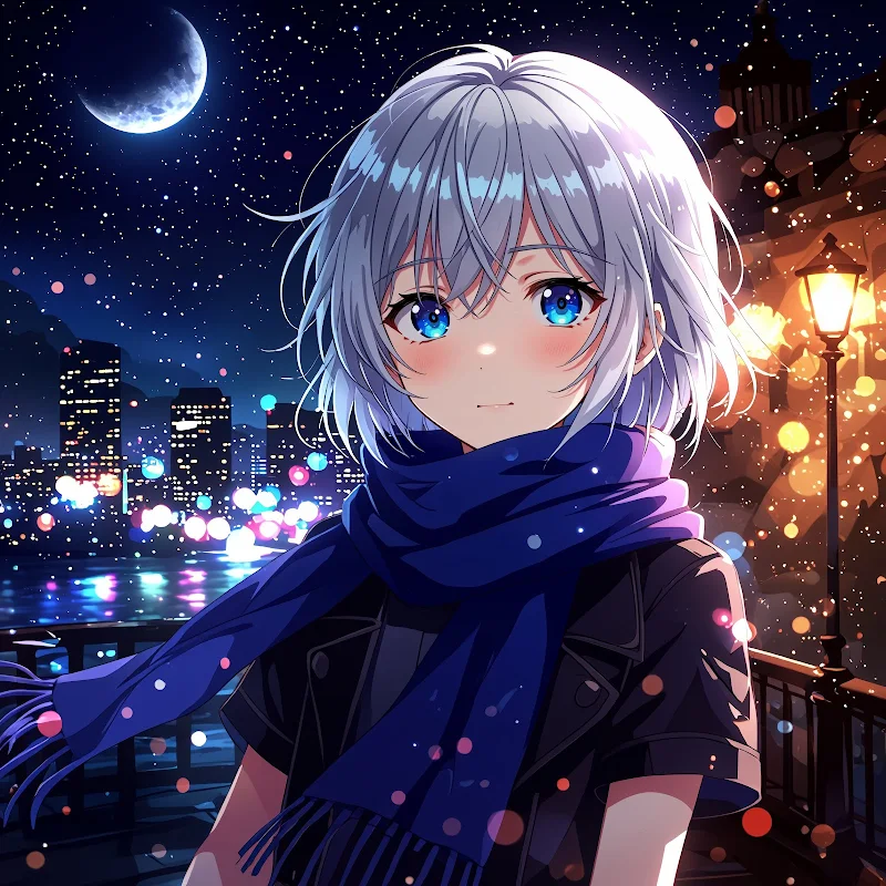 An illustration of a silver-haired, blue-eyed anime character saved in JPEG format (quality 85) at 2508 x 2508 pixels.