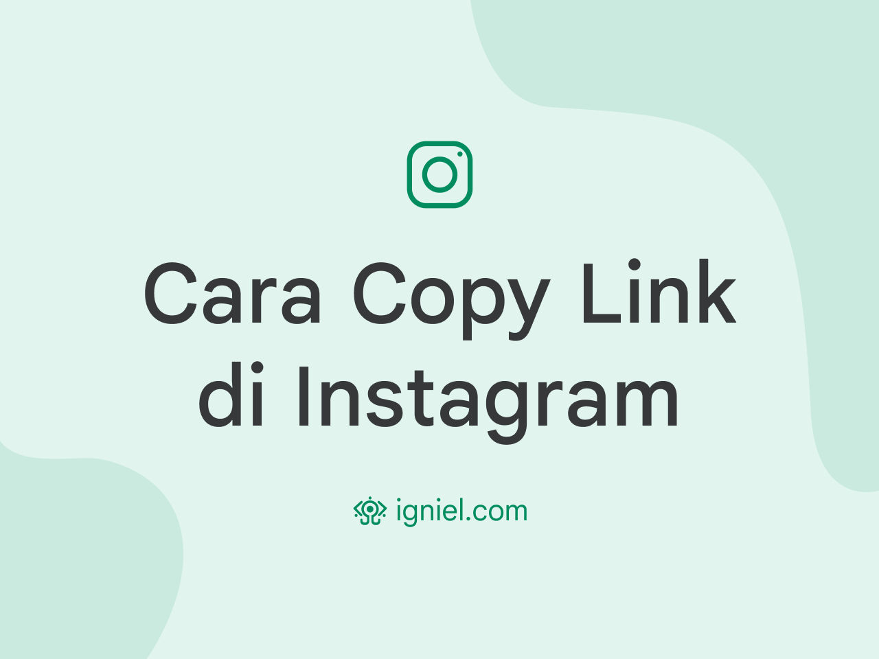 Cara Copy Link Akun Instagram Sendiri