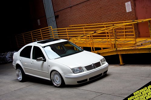 White mk4 on BBS RS's white face with a polished lip Super clean Enjoy