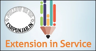 Clarification regarding Extension in service 30-10-14 & 21-11-14