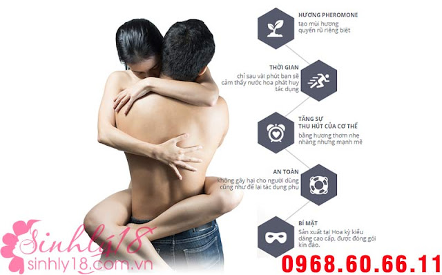 Cách dùng nước hoa kích thích nữ Pheromone slim fresh