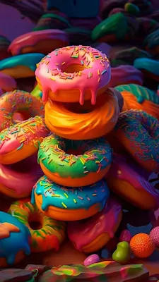 Donuts Mobile Wallpaper is a free high resolution image for Smartphone iPhone and mobile phone.