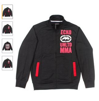 Coat Art ecko unltd Undefeated MMA Men's Full Zip Track Jacket