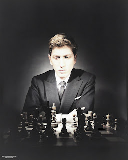 Chess champion Bobby Fischer, 1962, New York, NY, US.